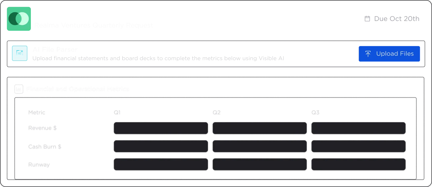 Let a Founder Upload a File Instead of Filling In Fields